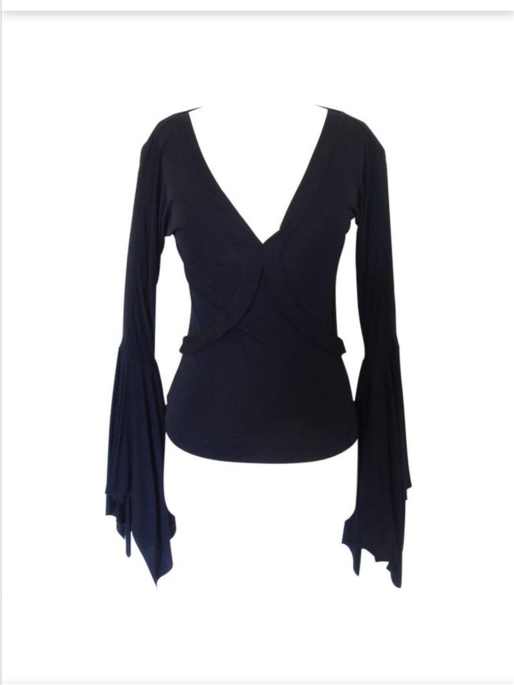 Vintage Yves Saint Laurent Tom Ford Bell Sleeve Shirt Top
